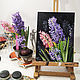  Hyacinths. 18h24 cm, oil on canvas. unframed. Pictures. zazulla (zazulla). Online shopping on My Livemaster.  Фото №2