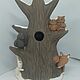 Tree ring stand 'In the winter forest'. Ceramics, Jewelry storage, St. Petersburg,  Фото №1