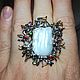 Order Ring 'Sea Princess' with Baroque pearl, sapphires,. SELENA. Livemaster. . Rings Фото №3