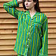 Women's pajamas ' Green stripes», Combination, Kazan,  Фото №1