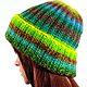 Order Knitted hat-sock with transverse stripes with a lapel of wool. UrbanStyleKnit (usknits). Livemaster. . Caps Фото №3