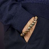 Украшения handmade. Livemaster - original item Men`s Bracelet Opal Natural Stone Men`s Jewelry 925 Silver. Handmade.