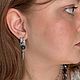 Серьги из апатита. Серьги классические. suerte jewelry. Интернет-магазин Ярмарка Мастеров.  Фото №2