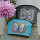 Cosmetic Bag Butterfly. Beauticians. bag_fevra (Fevra). Online shopping on My Livemaster.  Фото №2