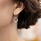 Заказать Серьги Пионы алые с горячей эмалью. zazki.jewelry.order. Ярмарка Мастеров. . Серьги классические Фото №3