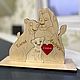 Пазл Семья Львов с именами. Именные сувениры. WoodShop. Интернет-магазин Ярмарка Мастеров.  Фото №2