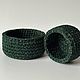 Заказать Подарочный набор. Вязаные интерьерные корзины. JAY KNIT - СУМКИ - КОРЗИНЫ - ДЕКОР. Ярмарка Мастеров. . Корзины Фото №3