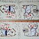 Ткань рогожка хлопок 100% Букеты купоны. Ткани. Оксана    Льняной мир. Ярмарка Мастеров.  Фото №6