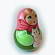 Заказать Nevalyashka 'Anyutka Matreshkina' (con el sonido) 1. matrioska (mir-matrioshki). Ярмарка Мастеров. . Dolls1 Фото №3