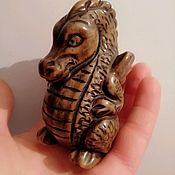 Для дома и интерьера handmade. Livemaster - original item The figure of a dragon made of natural Ural ornamental stones Calcite. Handmade.