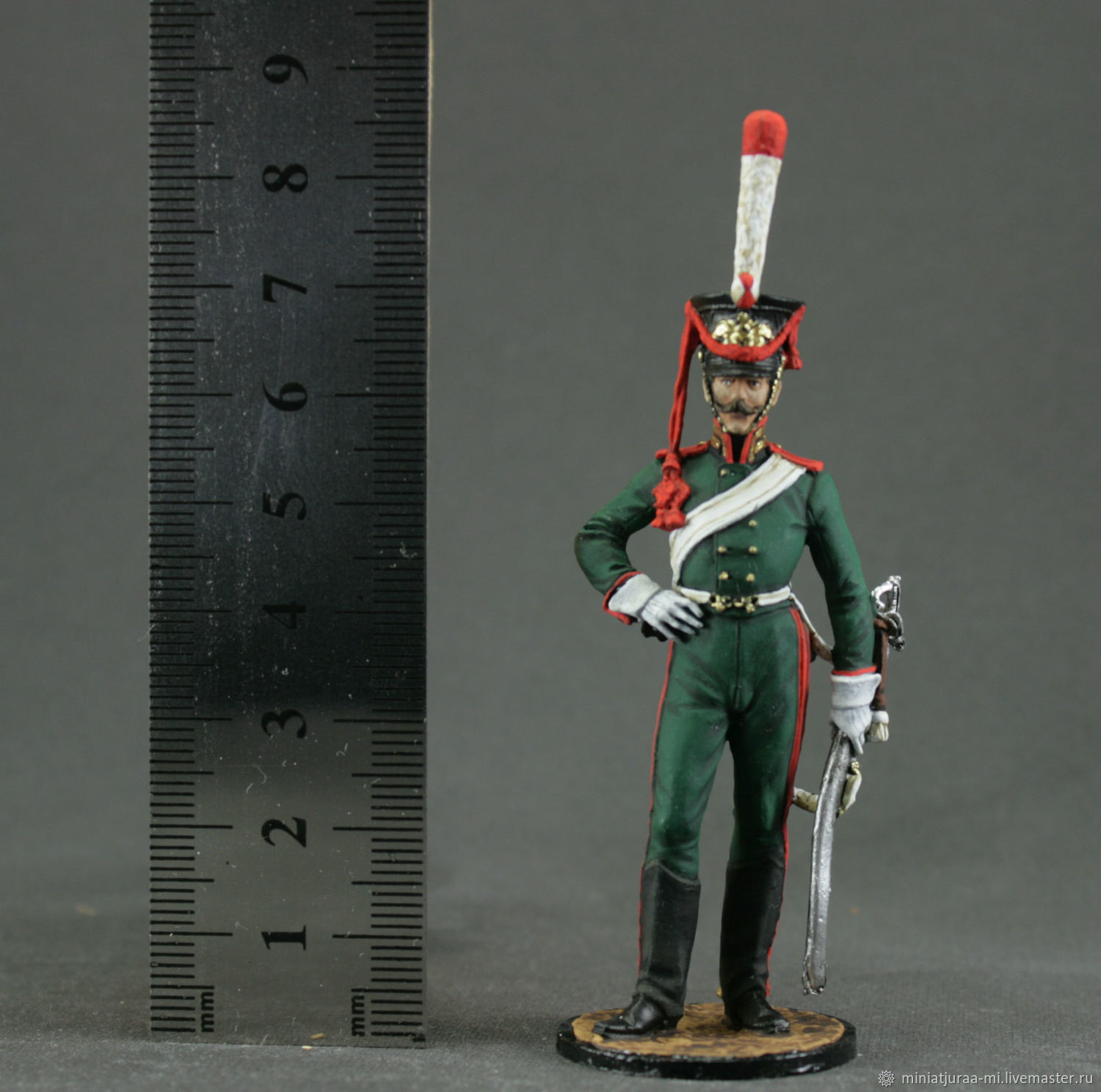 SEIL Model 54mm miniature toy soldier Metal Figure Chasseur a Cheval 