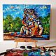Order Iguana in the sun, painting animals, reptile. Vladyart. Livemaster. . Pictures Фото №3
