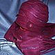Felt kit ' Berry Mix.. !!! '(cap +scarf..), Headwear Sets, Belovo,  Фото №1