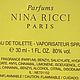 Винтаж: Набор подарочный Nina Ricci, мыло, спрей 30 мл, Франция. Духи винтажные. 'Голландская Вест-Индская компания'. Ярмарка Мастеров.  Фото №8