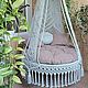 Подвесное кресло-шатер. Кресла. Оксана Макраме узелочки (macrame-uzelochki). Ярмарка Мастеров.  Фото №8