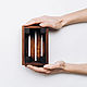 Order Gift decorative box (box) made of Siberian Cedar wood PK33. ART OF SIBERIA. Livemaster. . Storage Box Фото №3