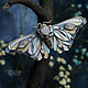 Brooch-pin: ' The moth of the spring wind'. Brooches. House Of The Moon Dew. My Livemaster. Фото №5