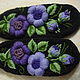 Mittens with embroidery 'Lilac sunset', Mittens, Gribanovsky,  Фото №1
