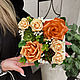  Рамка - шкатулка с цветами из полимерной глины, Композиции, Москва,  Фото №1
