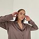 Пижамный костюм из тенселя. Костюмы. Wish Wear. Ярмарка Мастеров.  Фото №5