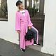 Вязаное пальто с косами из хлопка. Пальто. Saharastyle.fashion. Интернет-магазин Ярмарка Мастеров.  Фото №2