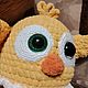 Цыпленок Цып Цып из мультфильма. Вязаная игрушка. Амигуруми куклы и игрушки. Ольга и Виктория (Мама и дочка). Интернет-магазин Ярмарка Мастеров.  Фото №2