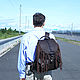 Leather backpack "El Paso". Men\\\'s backpack. CRAZY RHYTHM bags (TP handmade). My Livemaster. Фото №6