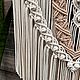 Панно макраме «Капучино». Панно макраме. home_macrame (Лидия Юшкова). Интернет-магазин Ярмарка Мастеров.  Фото №2