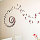 Спирали из бабочек оформление. Слова. Butterfly Decor. Ярмарка Мастеров.  Фото №4