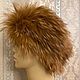 Fur headband ' Fox Ognevka'. Bandage. Meha-Market. Online shopping on My Livemaster.  Фото №2