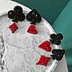 Асимметричные крупные серьги GAME ON. Серьги классические. STATEMENTS JEWELRY Only_you_byElena. Ярмарка Мастеров.  Фото №4