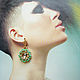 Earrings from beads Princess, Earrings, Rostov-on-Don,  Фото №1