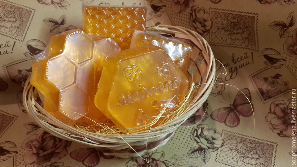 Мыло с облепиховым маслом и мёдом - Амбрелла Алтай