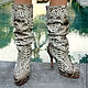 Boots of Python FANCY. High Boots. Exotic Workshop Python Fashion. Online shopping on My Livemaster.  Фото №2