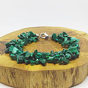 Украшения handmade. Livemaster - original item Bracelet Malachite. Handmade.