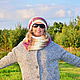 Knitted hat double Snood set ' snow Fuchsia'. Headwear Sets. Natalie Wool -Art. Online shopping on My Livemaster.  Фото №2