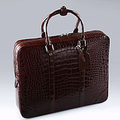 Сумки и аксессуары handmade. Livemaster - original item Crocodile Genuine Leather Folder Bag IMA0776K4. Handmade.