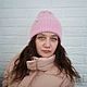 Шапка - тыковка с одним отворотом. Шапки. VALENTINA. Ярмарка Мастеров.  Фото №6