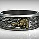 Заказать Обручальное кольцо из золота 585 с тигром j-0.007. FANTASY JEWELS. Ярмарка Мастеров. . Кольца Фото №3