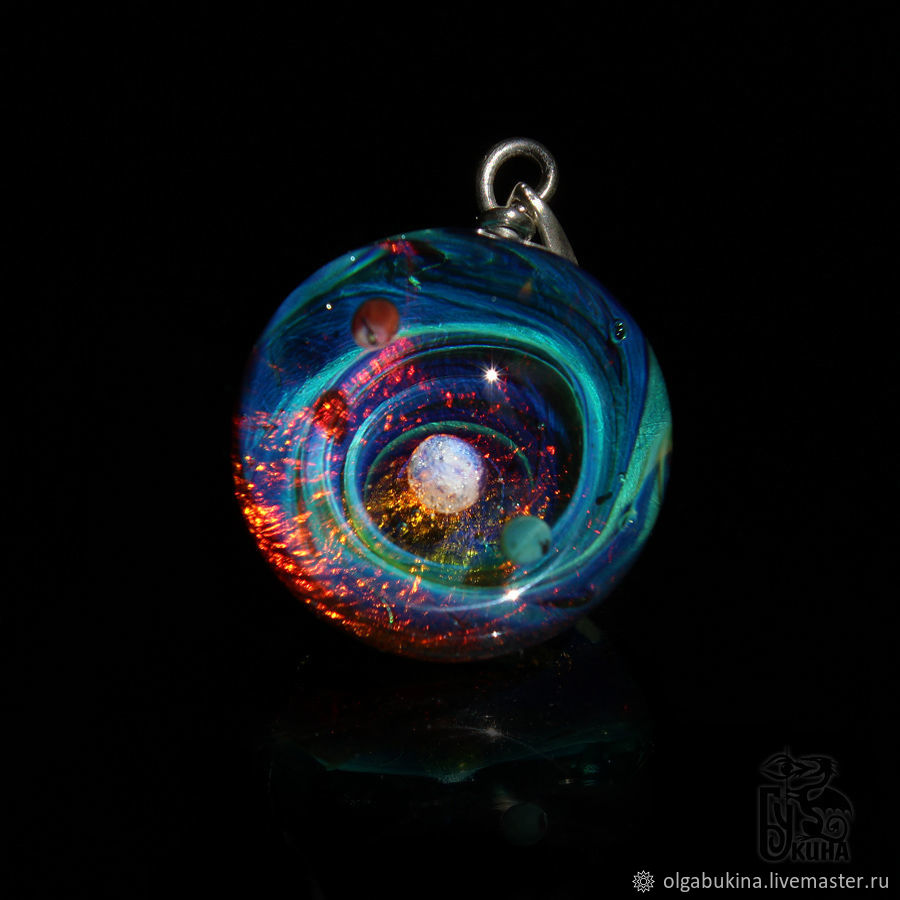 Pendant ball Other planets. Cosmos Galaxy Planet, Pendant, Moscow,  Фото №1