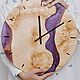 Часы с эпоксидной смолой "Каньон", Часы классические, Тольятти,  Фото №1