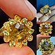 Кольцо с турмалином 4,56ct -12 мм. Кольца. GoldenFlower. Ярмарка Мастеров.  Фото №6