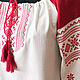 Slavic shirt dress with oberezhnaya embroidery. People\\\'s shirts. KubanLad. My Livemaster. Фото №4