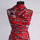 A staple of 'Scotland' red. Fabric. Ya-shveya. Online shopping on My Livemaster.  Фото №2