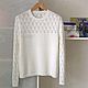 Pullover open-knit 'Lily', Pullover Sweaters, Zernograd,  Фото №1