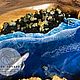 Эпоксидный стол  Море Камчатка. Столы. Никита Море Слэбов | Стол река. Интернет-магазин Ярмарка Мастеров.  Фото №2