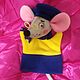 To help the teacher. The know-it-all mouse. Glove puppet, Puppet show, Voronezh,  Фото №1
