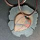  Кулон из дерева и смолы "Сердце". Кулон. Wood&Hand Украшения из дерева. Ярмарка Мастеров.  Фото №6