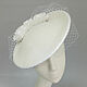 Catherine's hat with flowers. Color white, Hats1, Moscow,  Фото №1