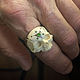 Skull Ring. Mammoth ivory. Ring. AleksRossi. Online shopping on My Livemaster.  Фото №2